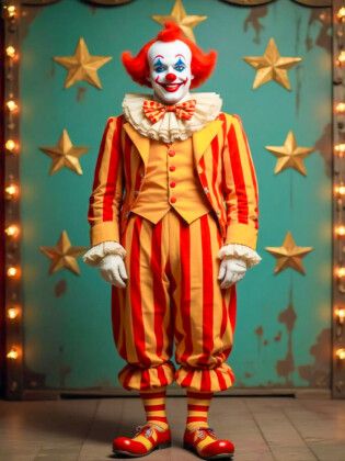Produktbild: CALVENDO Puzzle Der Clown mit buntem Kost&uuml;m | 1000 Teile Lege-Gr&ouml;&szlig;e 64x48cm Foto-Puzzle f&uuml;r gl&uuml;ckliche Stunden