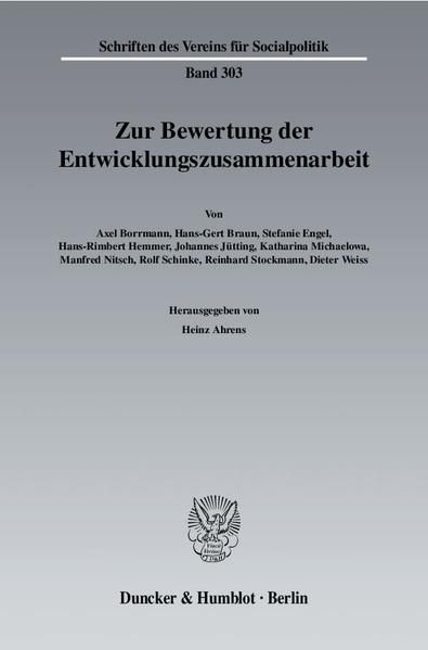Produktbild: Zur Bewertung der Entwicklungszusammenarbeit.