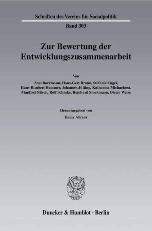 Produktbild: Zur Bewertung der Entwicklungszusammenarbeit.