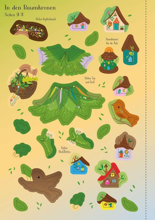 Produktbild: Mein erstes Anziehpuppen-Stickerbuch: Birka, die kleine Baumkronenfee