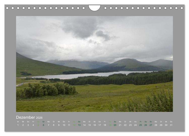 Produktbild: Argyll (Wandkalender 2026 DIN A4 quer), CALVENDO Monatskalender