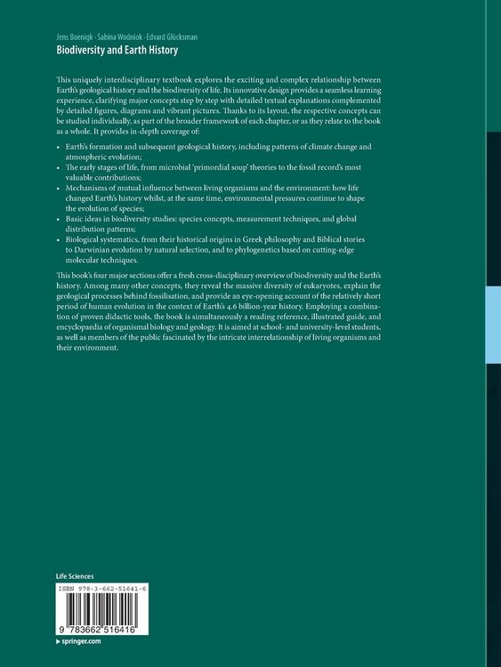 Produktbild: Biodiversity and Earth History