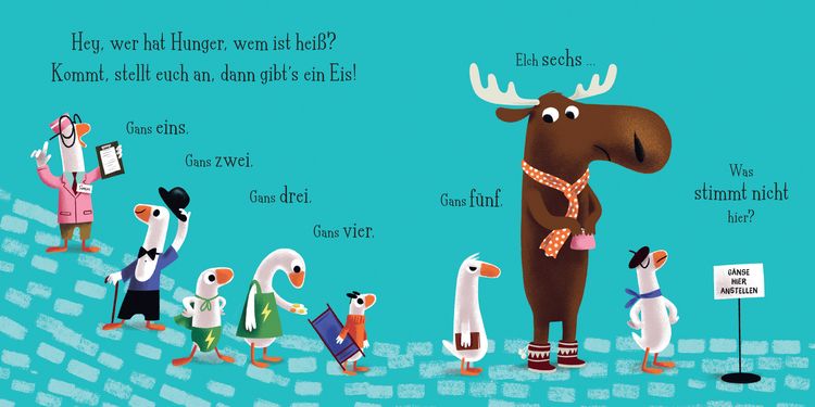 Produktbild: Gans, Gans, Elch - Ein tierischer Z&auml;hlspa&szlig;