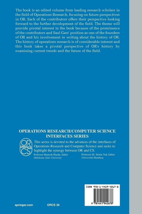 Produktbild: Perspectives in Operations Research