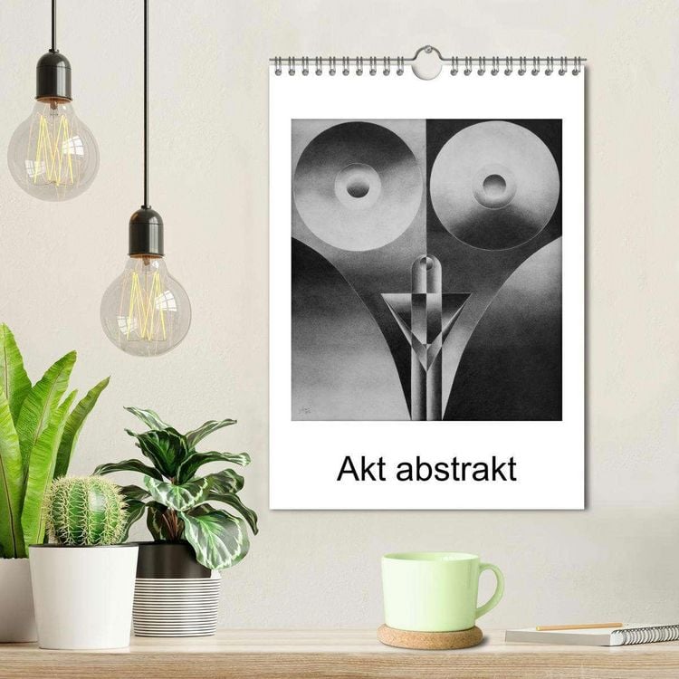 Produktbild: Akt abstrakt - Abstrakte Aktzeichnungen (Wandkalender 2026 DIN A4 hoch), CALVENDO Monatskalender