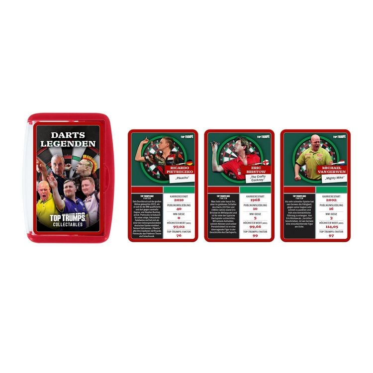 Produktbild: Top Trumps Geschenkset Darts (inkl. Dartpfeile)