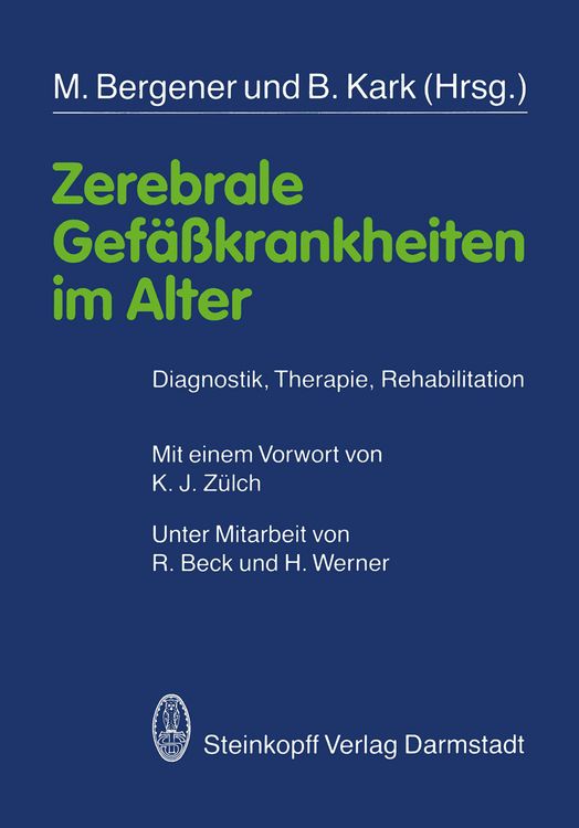 Produktbild: Zerebrale Gef&auml;&szlig;krankheiten im Alter