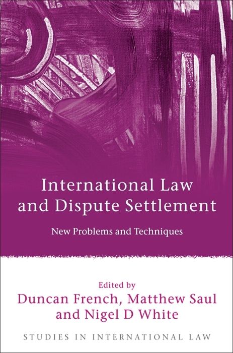 Produktbild: International Law and Dispute Settlement