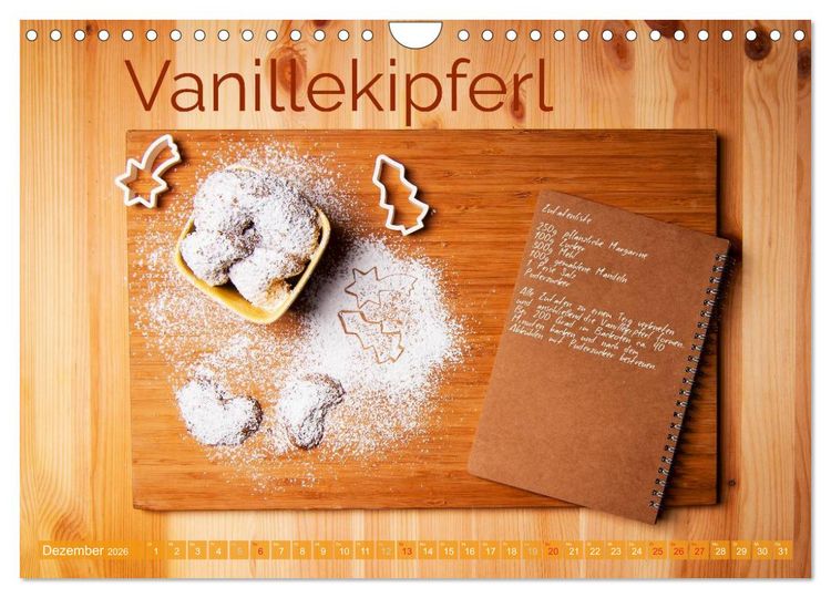 Produktbild: Einfache vegane Rezepte (Wandkalender 2026 DIN A4 quer), CALVENDO Monatskalender