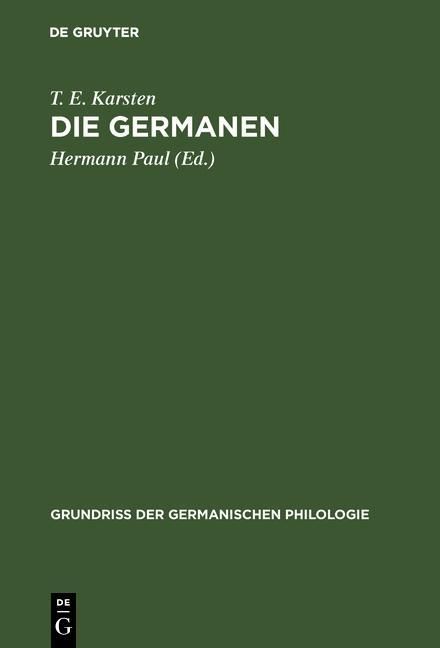 Produktbild: Die Germanen