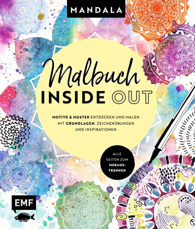 Produktbild: Malbuch Inside Out: Watercolor Mandala