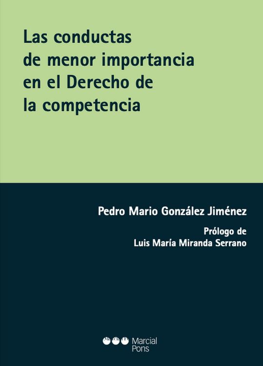 Produktbild: Las conductas de menor importancia en el Derecho de la competencia