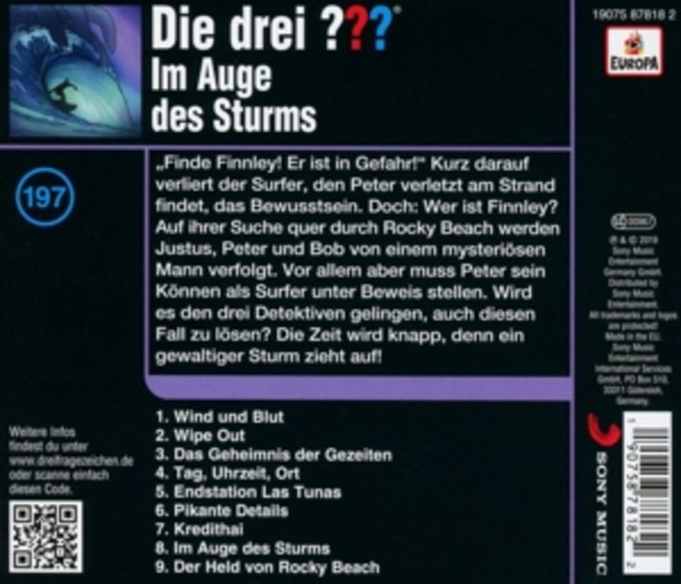 Die drei ??? (197): Im Auge des Sturms 