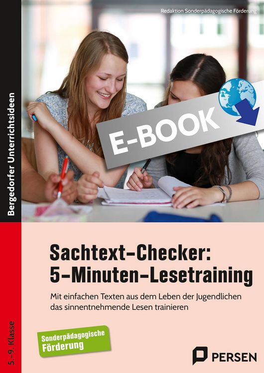 Produktbild: Sachtext-Checker: 5-Minuten-Lesetraining - Sop&auml;d