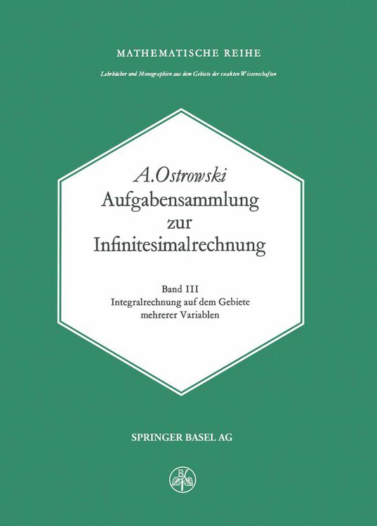 Produktbild: Aufgabensammlung zur Infinitesimalrechnung