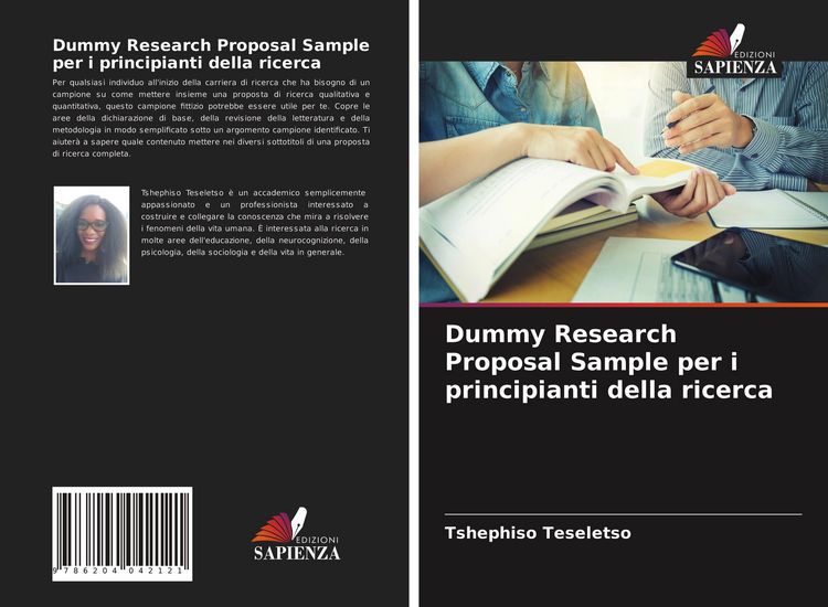 Produktbild: Dummy Research Proposal Sample per i principianti della ricerca