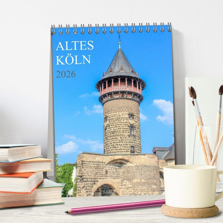 Produktbild: Altes K&ouml;ln (Tischkalender 2026 DIN A5 hoch), CALVENDO Monatskalender