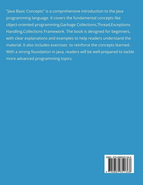 Produktbild: Java Basic Concept