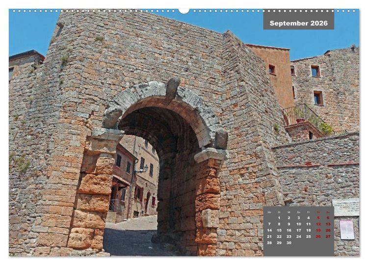 Produktbild: Toskana - eine der sch&ouml;nsten Regionen Italiens (hochwertiger Premium Wandkalender 2026 DIN A2 quer), Kunstdruck in Hochglanz