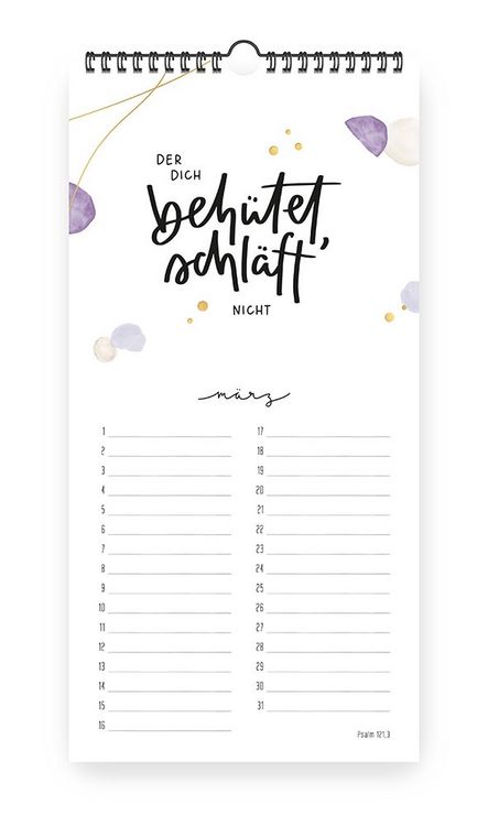 Produktbild: Himmelsgl&uuml;ck Geburtstagskalender