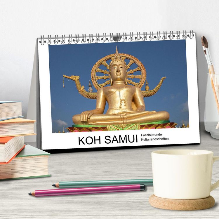 Produktbild: Koh Samui - Faszinierende Kulturlandschaften (Tischkalender 2026 DIN A5 quer), CALVENDO Monatskalender