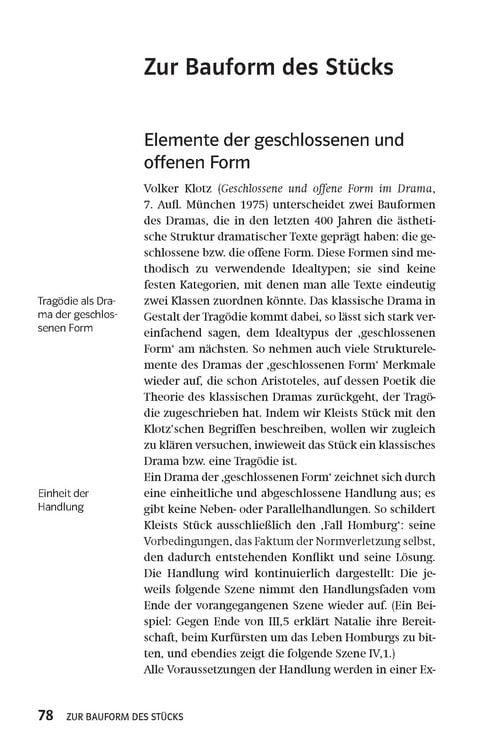 Produktbild: Klett Lekt&uuml;rehilfen Heinrich von Kleist, Prinz Friedrich von Homburg