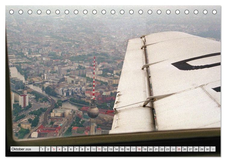 Produktbild: Junkers Ju-52 Rundflug &uuml;ber Berlin (Tischkalender 2026 DIN A5 quer), CALVENDO Monatskalender