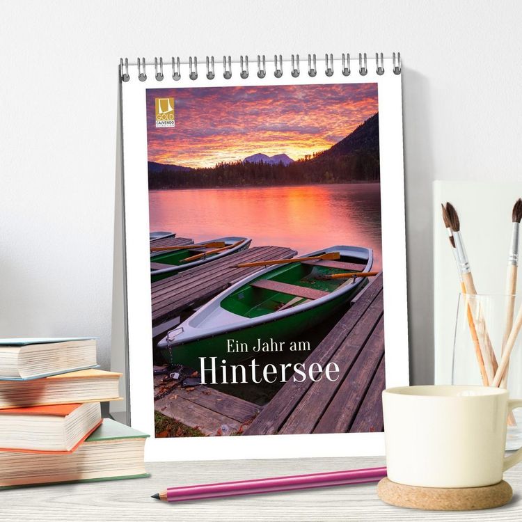 Produktbild: Ein Jahr am Hintersee (Tischkalender 2027 DIN A5 hoch), CALVENDO Monatskalender