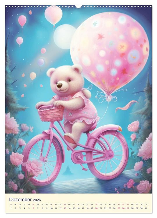 Produktbild: Rosa Traumland. Zauberhafte Wunderwelt (hochwertiger Premium Wandkalender 2026 DIN A2 hoch), Kunstdruck in Hochglanz