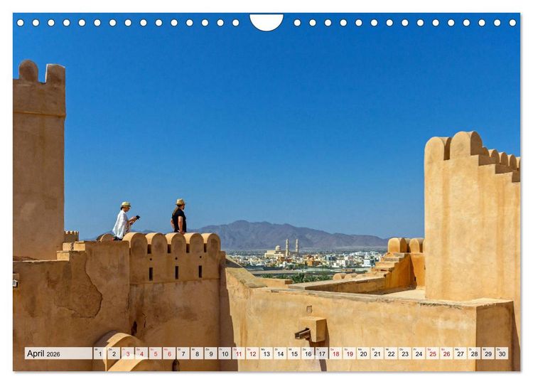 Produktbild: Oman - Eine Fotoreise (Wandkalender 2026 DIN A4 quer), CALVENDO Monatskalender