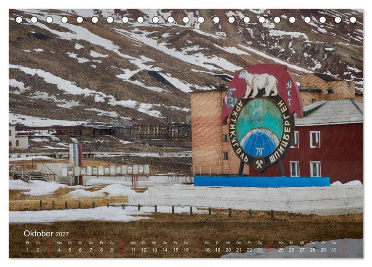 Produktbild: Spitzbergen - Impressionen aus der Arktis (Tischkalender 2027 DIN A5 quer), CALVENDO Monatskalender