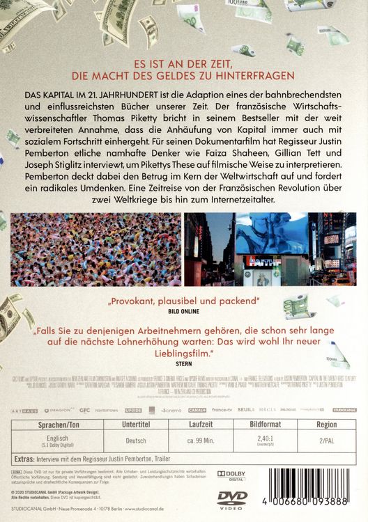 Produktbild: Das Kapital im 21. Jahrhundert (OmU)