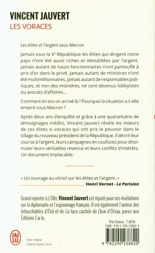Produktbild: Les voraces : les &eacute;lites et l'argent sous Macron