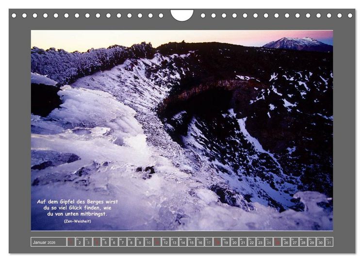 Produktbild: Naturwunder Neuseeland - in Bild und Text (Wandkalender 2026 DIN A4 quer), CALVENDO Monatskalender