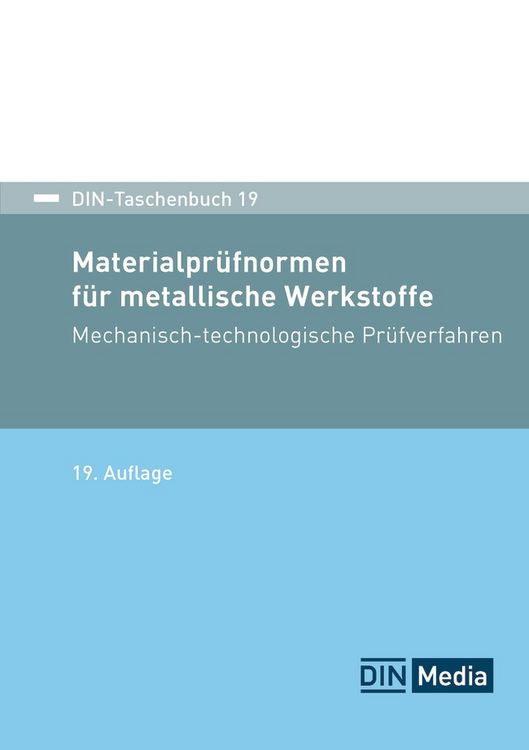 Produktbild: DIN-Taschenbuch 19