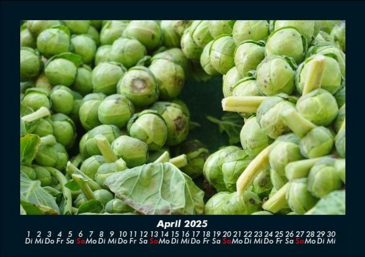 Produktbild: Gem&uuml;sekalender 2025 Fotokalender DIN A5
