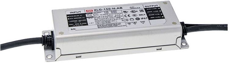 Produktbild: MEAN WELL XLG-150-L-A LED-Treiber Konstantleistung 150W 350 - 1050mA 120 - 214 V/DC M&ouml;belzulassung, Outdoor, PFC-Schaltkreis