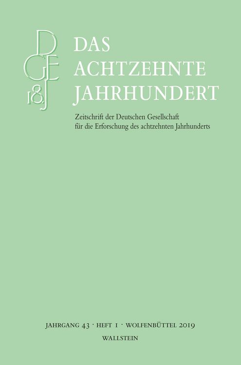 Produktbild: Das achtzehnte Jahrhundert 43/1