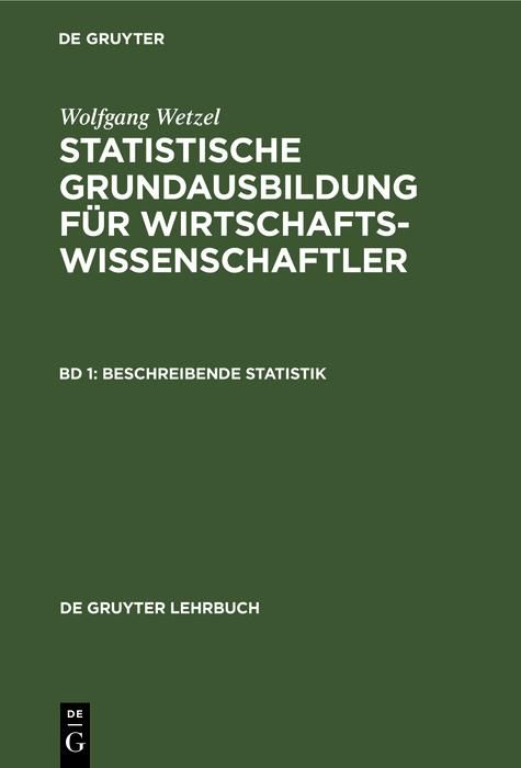 Produktbild: Beschreibende Statistik