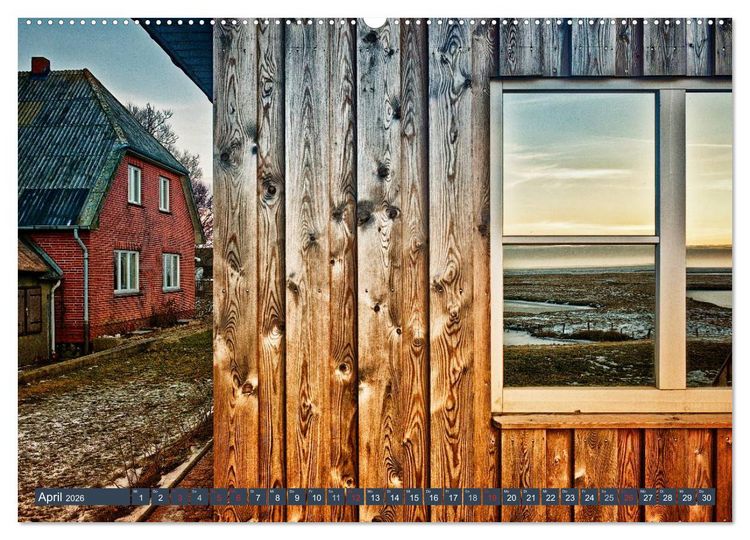 Produktbild: Die Hallig Langene&szlig; (Wandkalender 2026 DIN A2 quer), CALVENDO Monatskalender