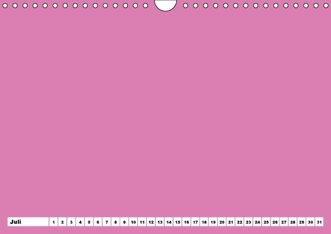 Produktbild: Bunter Bastelkalender f&uuml;r M&auml;dchen (Wandkalender immerw&auml;hrend DIN A4 quer)