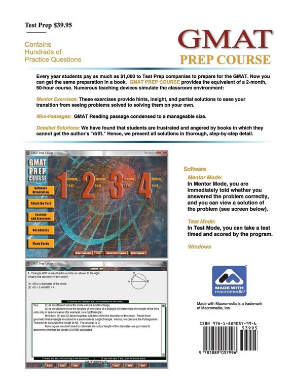 Produktbild: GMAT Prep Course