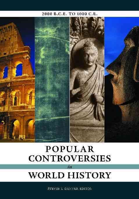 Produktbild: Popular Controversies in World History