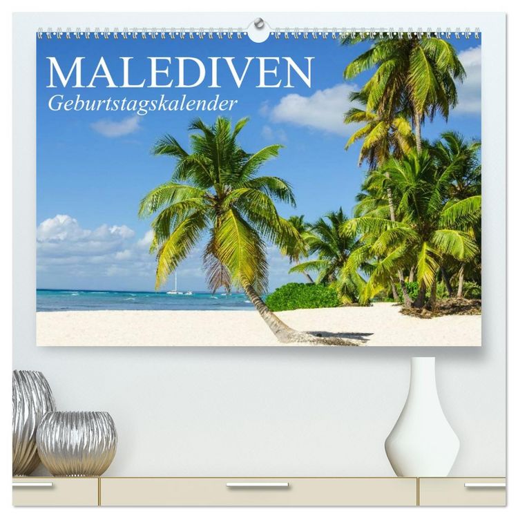 Produktbild: Malediven (hochwertiger Premium Wandkalender 2026 DIN A2 quer), Kunstdruck in Hochglanz