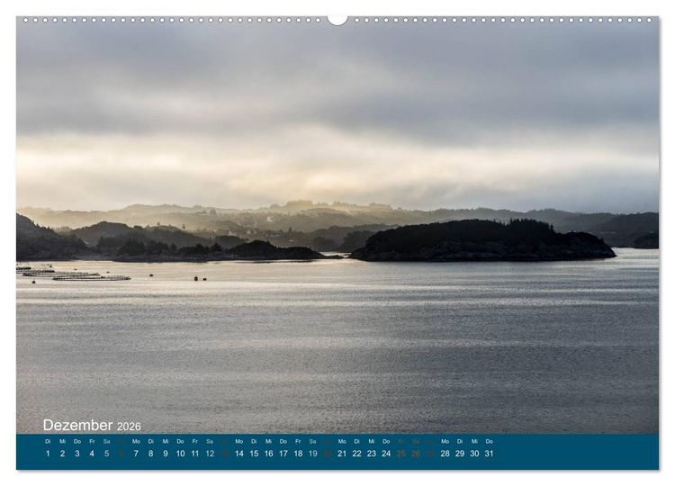 Produktbild: Norwegen atemberaubende Landschaft (Wandkalender 2026 DIN A2 quer), CALVENDO Monatskalender