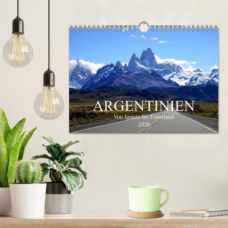 Produktbild: Argentinien - Von Iguazu bis Feuerland (Wandkalender 2026 DIN A4 quer), CALVENDO Monatskalender