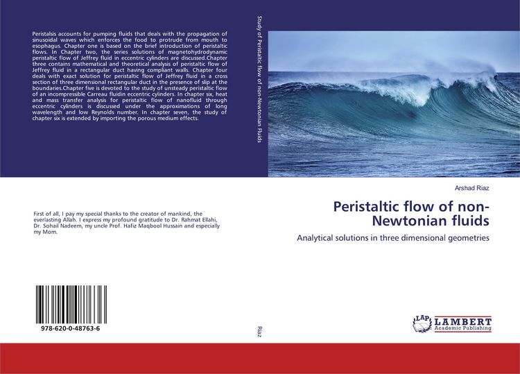 Produktbild: Peristaltic flow of non-Newtonian fluids