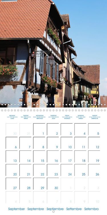 Produktbild: Wojciech, G: France Alsace - Charming Wine Region (Wall Cale