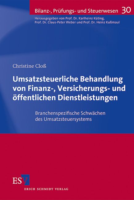 Produktbild: Umsatzsteuerliche Behandlung von Finanz-, Versicherungs- und &ouml;ffentlichen Dienstleistungen