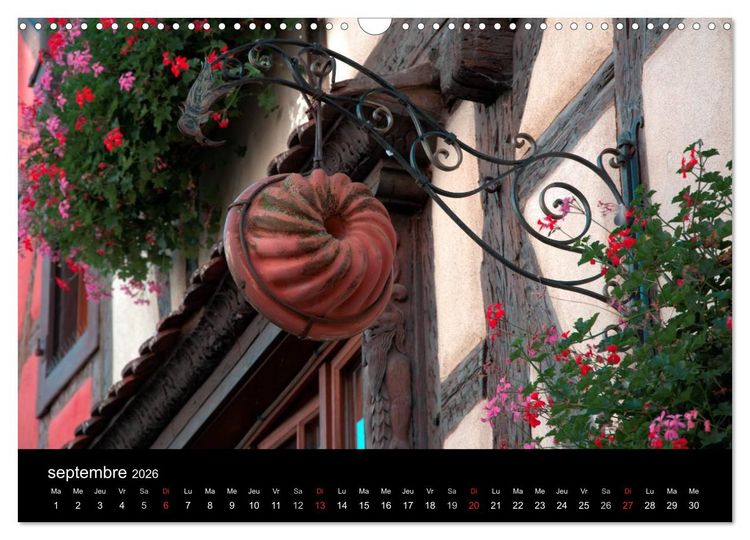 Produktbild: D&eacute;tails d'Alsace (Calendrier mural 2026 DIN A3 vertical), CALVENDO calendrier mensuel